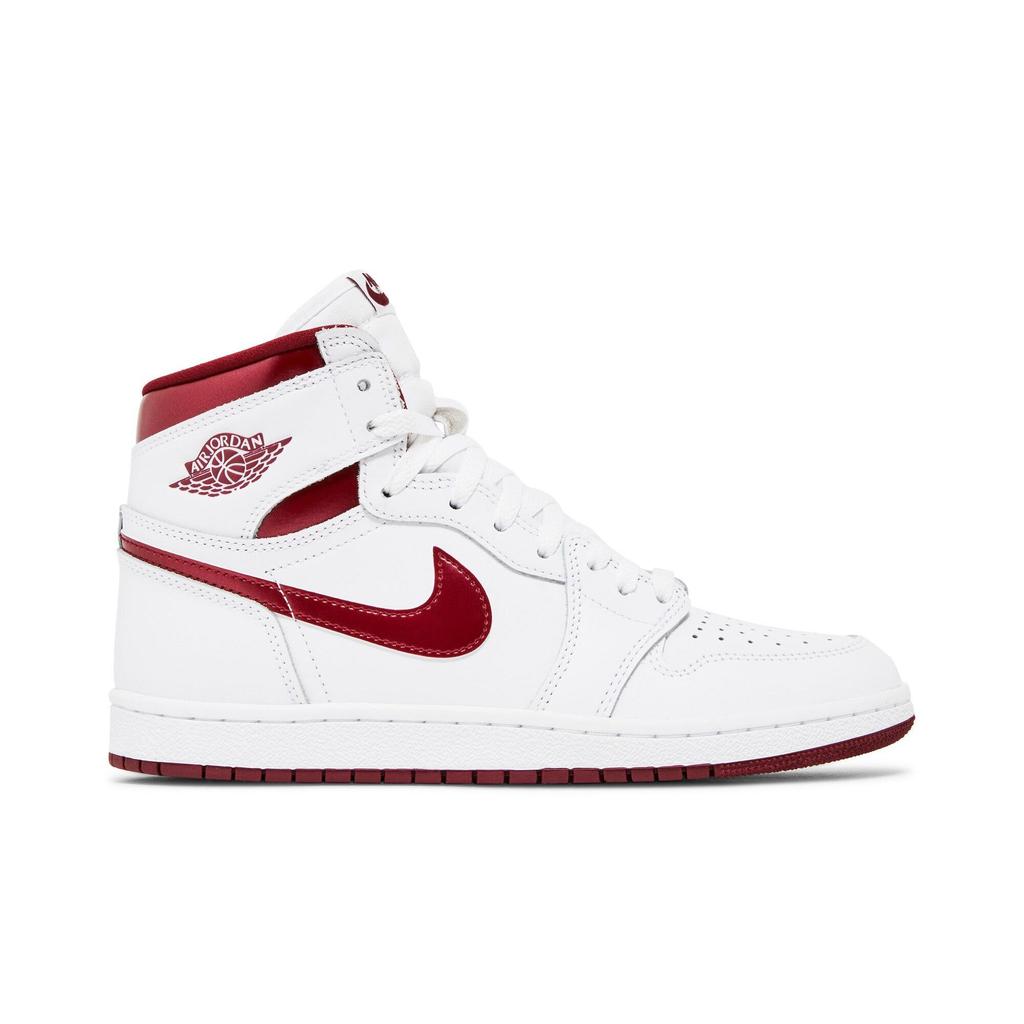 Air Jordan 1 Retro High '85 OG 'Metallic Burgundy' (Unisex) White / Team Red / White Vintage Basketball Shoes BQ4422 161