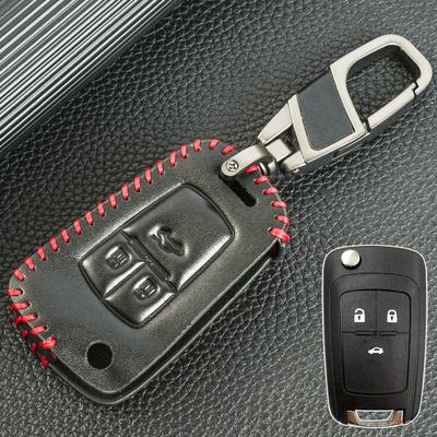 Nuotolinio rakto dėklo dangtelis laikiklis apsauga 3 mygtukų odinis skirtas Vauxhall Opel Astra Zafira Insignia A Cascade Holden Barina 2016