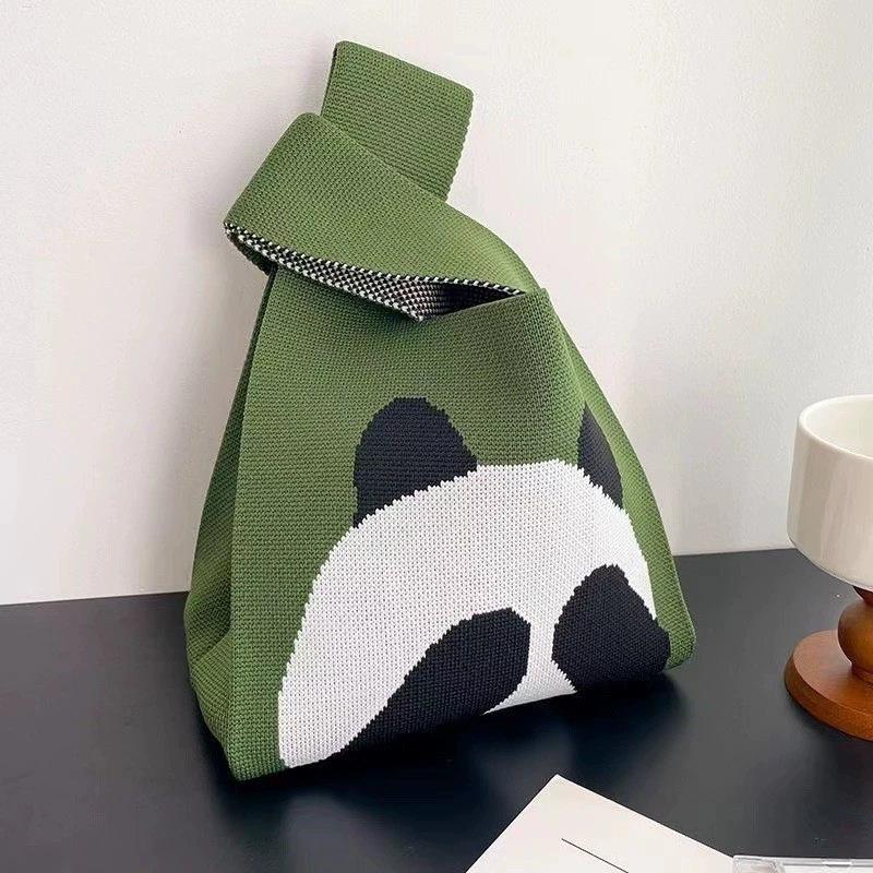 High quality thickened birthday banquet baby gift bag knitted bag gift woven bag handbag tote bag women's bag