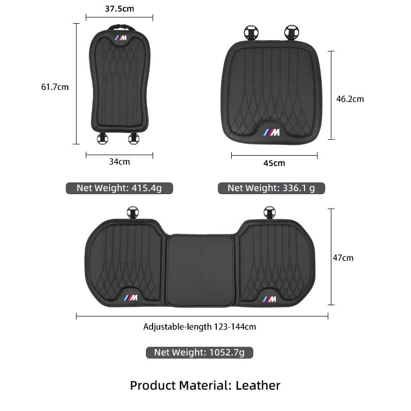 Car Sticker 2025 Hot Luxury Pu Leather Car Seat Cover Seat Back Anti Scratch Cushion Seat Cushion For BMW E46 E90 E60 F10 E39 F3