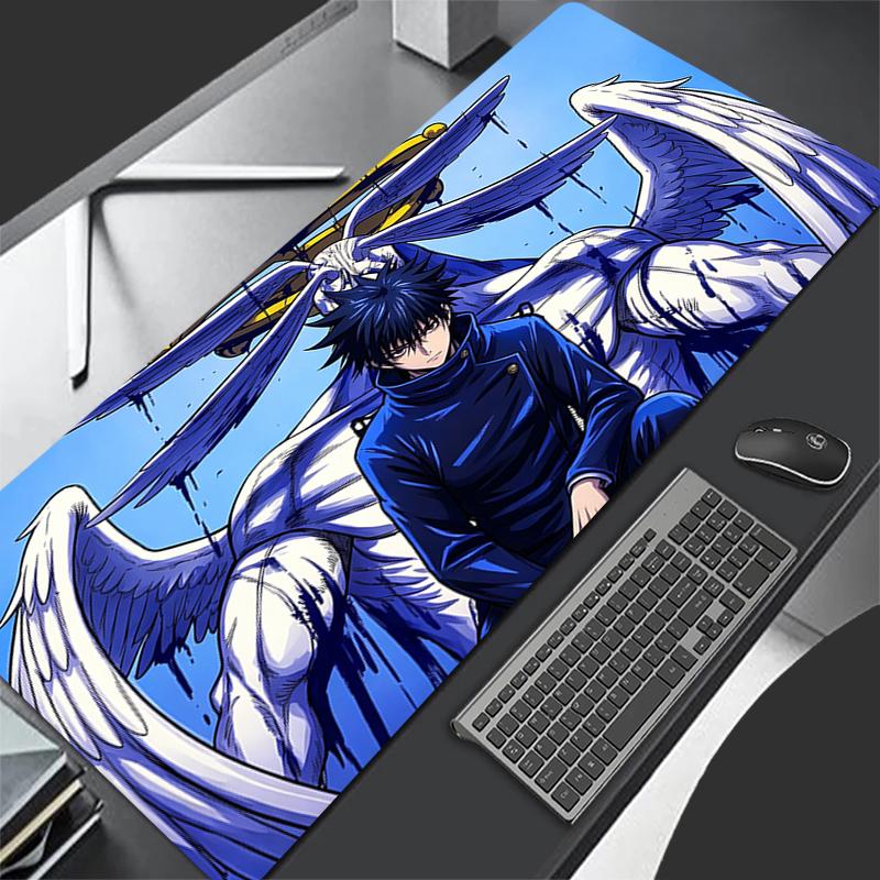 Cooles ESports Mauspads Professionelle Gamer Tastaturmatte JJujutsu Kaisen Anime Schreibtischmatte Rutschfestes Gaming-Mauspad Großer Teppich
