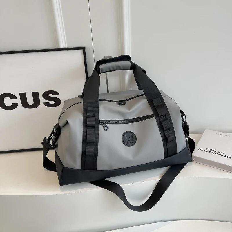 Geantă de călătorie de mare capacitate geantă de depozitare bagaje pentru călătorii de afaceri nou model de afaceri la modă buzunar unic de umăr