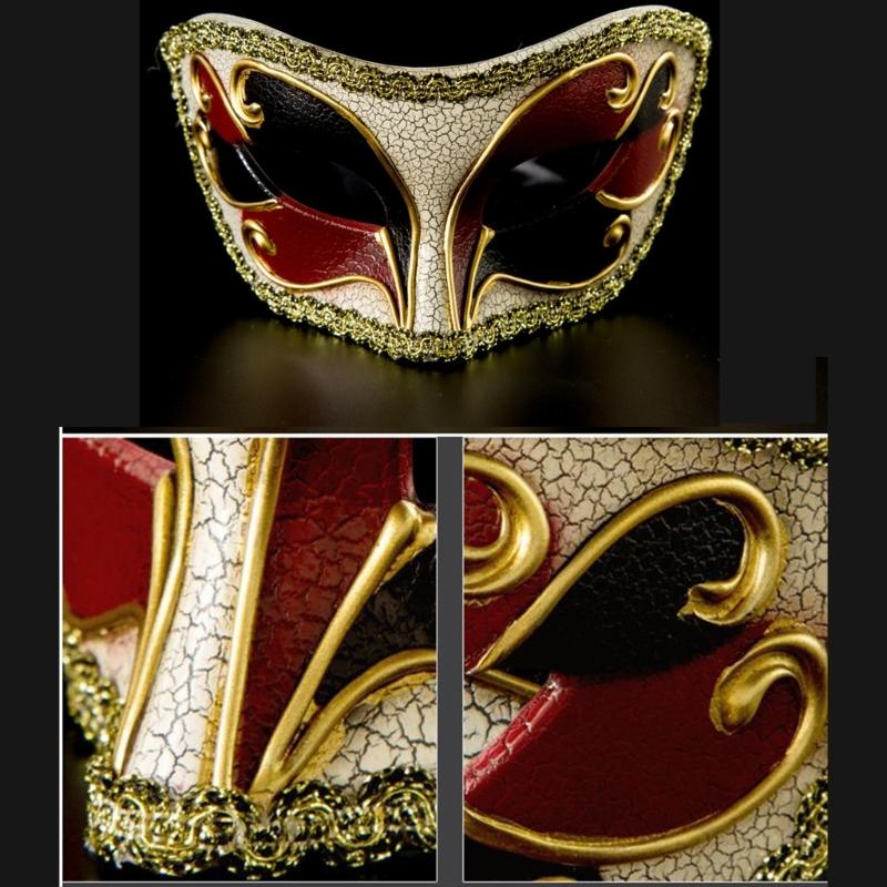 Masquerade Mask Halloween Mask Costume Decoration Half Face Mask for Women Men Halloween Masquerade Cosplay Party Proms