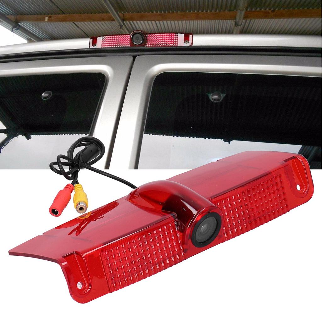 High Roof Mount Brake Light Backup Camera, Fit for Chevrolet Express Van 2003-2017 Mounted on 3rd Rear View Camera Position