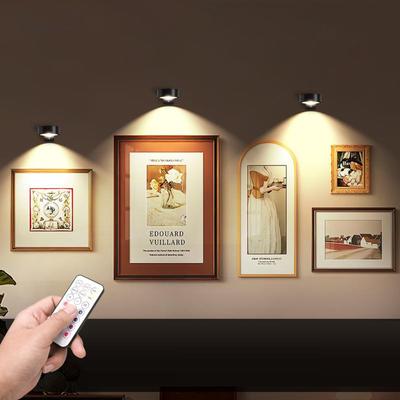 3-Pack Art Display Picture Lights with Remote LED Painting Light with 3 Lighting Modes Magnetic Painting Light for Frame Artwork