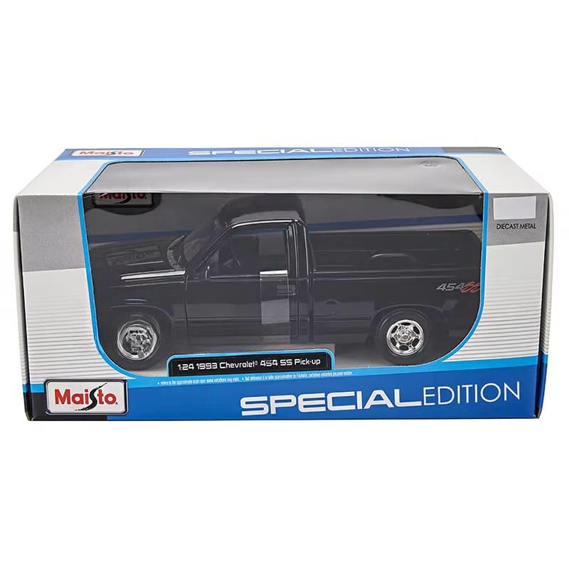 Meichi Şekil 1:24 1993 Chevrolet 454 SS Kamyonet Taşıyıcı Simülasyon Alaşım Araba Modeli El Sanatları Süsler Koleksiyon Oyuncak Erkek Doğum Günü Hediyesi