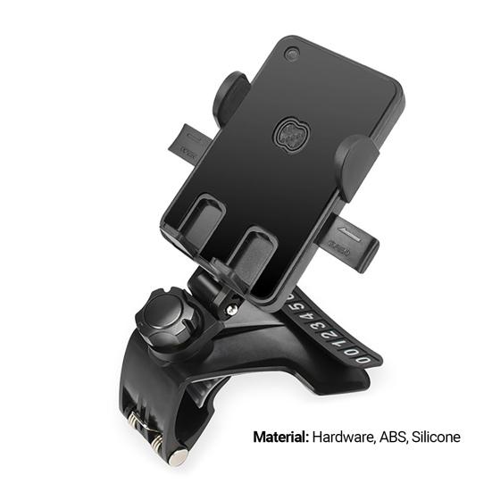 Car Phone Holder Multi-function Multi-angle Adjustment Car Dashboard Smartphone Clip Mount Stand
