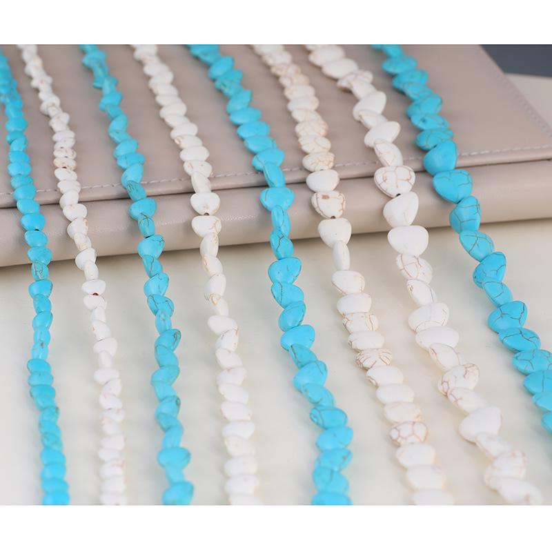 Turquoise Imitation Heart Loose Beads for DIY Jewelry & Bracelet Making
