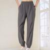 Women's Loose Athletic Pants for Summer | Ultra-Thin Breathable Running Yoga Fitness Quick-Dry Ankle-Cuffed Pants