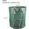Sac à déchets de jardin - Pop Up 272L - Avec poignées - Pliable et autoportant - Lavable