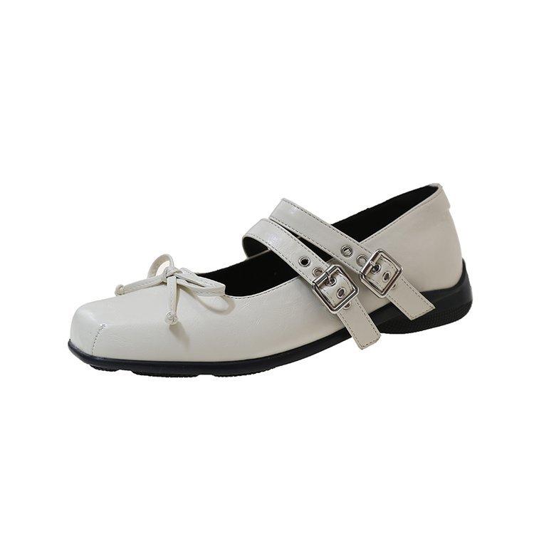 Fashion Hot Selling 2025 New Women's Flat Bot Single oes Slip-On Loers Knot Casual Footwear Comfortable round Toe Faionable Footwear