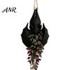 Gothic Theme Gift for Plant Lovers Hanging Bat Pot, Creative Planter, Halloween Wing Flower Pot Decorative Container Trailing Vines, Indoor