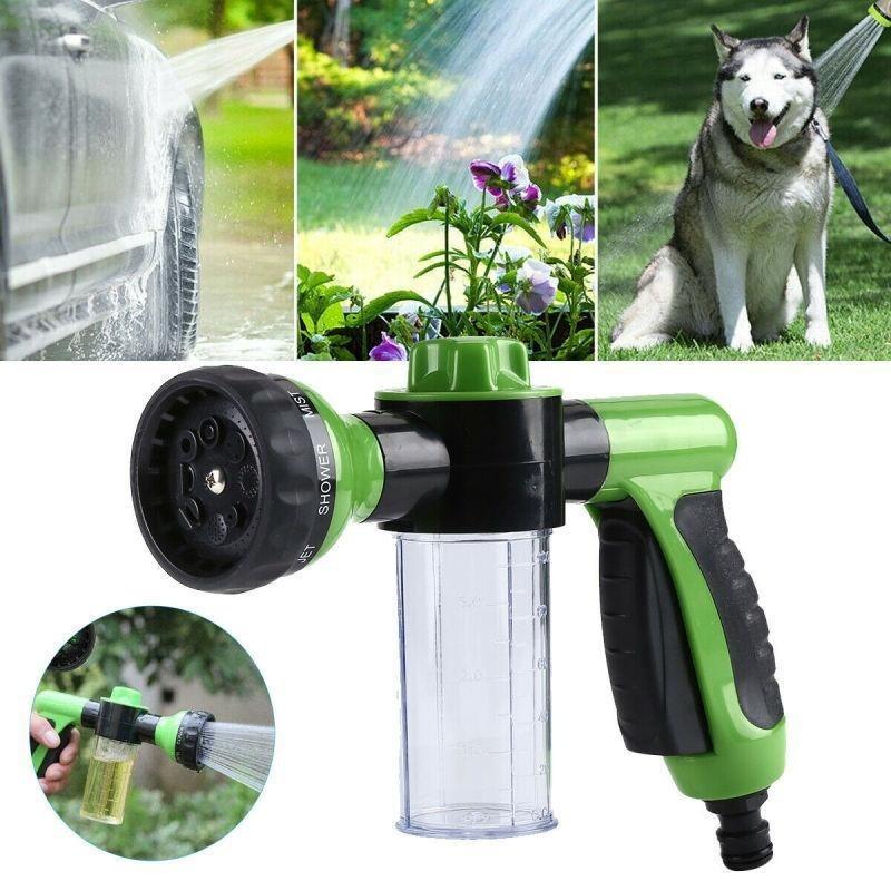 Adjustable High-pressure Sprayer Nozzle Hose Dog Shower Gun Pet Wash Cleaning Bath Water Foam Soap Sprayer Dog Clean Tool