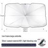 Car Windshield Sunshade - Titanium Silver Heat Insulation Visor