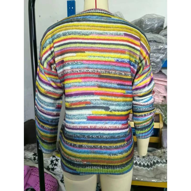 Maglione da Donna a Fantasia Pullover con Fantasia