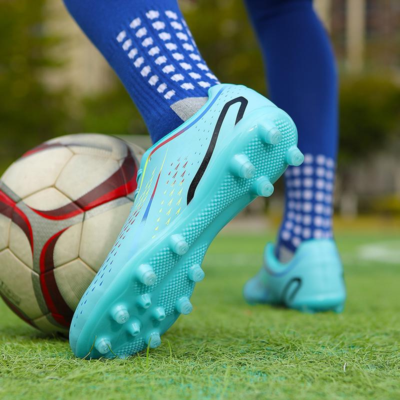 Mens Football Shoes Training Artificial Captain Football Shoes for Kids Boys Soccer Shoes