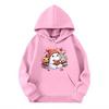 Women's Hooded Gradient Printed Long Sleeved Sweatshirt Loose Women's Sweatshirt  Sweatshirt