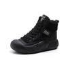Fashion Thick-soled high-top ankle boots, fur, daily casual, height-increasing, sheep cake fur, plush women's cotton shoes