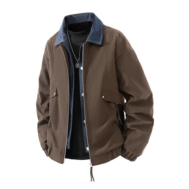 Jacket Men's Spring and Autumn American Versatile Loose Casual Jacket On Clothes