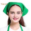Triangle Head Scarf Women Hair Bandana Waiter Work Headscarf for Kitchen Restaurant Female Chef Cap for Bakers Baristas Cleaners