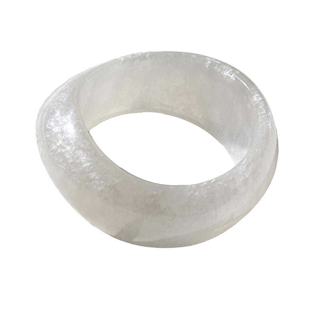 Eleganter Ombres Kaffeeharz-Armreif mit Farbverlaufsdesigns für Damen Modeschmuck Bequemes Modeaccessoire