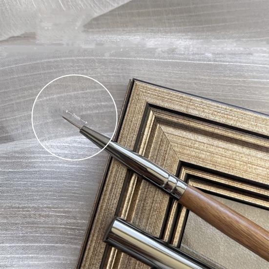 Štětce na nehtové umění s dřevěnou rukojetí Dámské Designové Malířské štětce DIY Manikúra Umělecké pero Štětce na gel pro prodlužování nehtů Nástroje