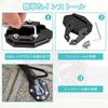 Coollooda Motorcycle Side Stand Plate Pad End Wide Type Universal Side Stand Extension Bracket Part with Mounting Included for Plate/Kickstand [Alloy,