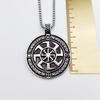 Retro Slavic Kolovrat Pendant World Tree Of Life Yggdrasi Amulet Talisman Jewelry Necklace