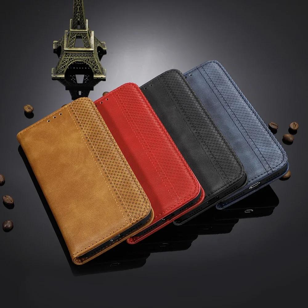 Leather Case For Xiaomi Poco F6 X6 F5 F3 X5 X3 F4 X4 GT M4 M3 F2 M6 Pro M5 M5S C40 C65 PocoPhone F1 Magnet Flip Case Cover Funda