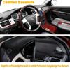 INUBOXES Dashboard Cover Mat Pad Carpet Custom Fits Cadillac Escalade No Dash Speaker Protector Sunshield Non-Slip 2007-2014, Cutouts, (Black Trim)
