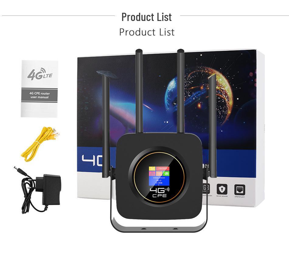CPF903B Battery-Powered 4G WiFi Router with SIM Slot & Single Network Port