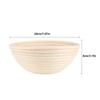 European   Cane Round Bread Dough Rising Rattan Basket 18 X 9 Cm