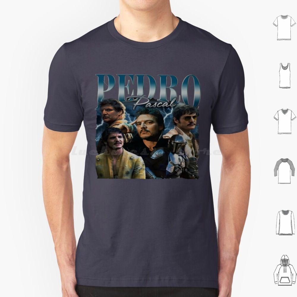 Pedro Pascal Daddy Pedro Pascal Meme I Love Timothee Chalamet Pedro Pascal Cursed Fan Collage T Shirt Cotton Men Women Diy