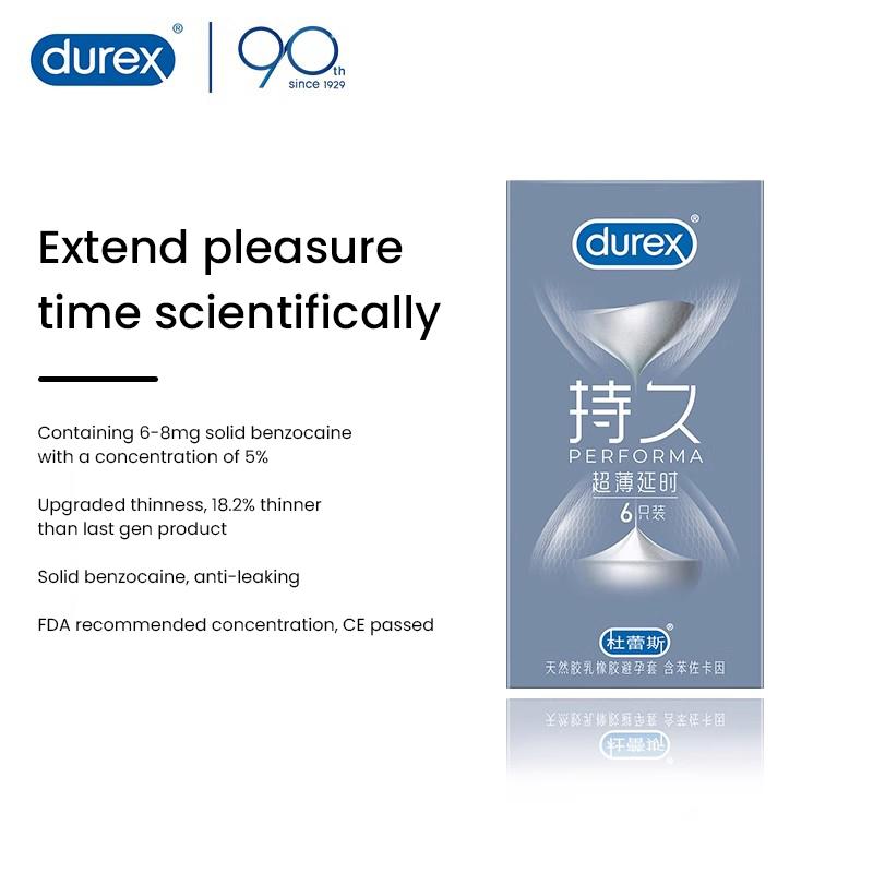 Durex Condoms Performa Fetherlite Natural Rubber Latex Condom 10 PCS