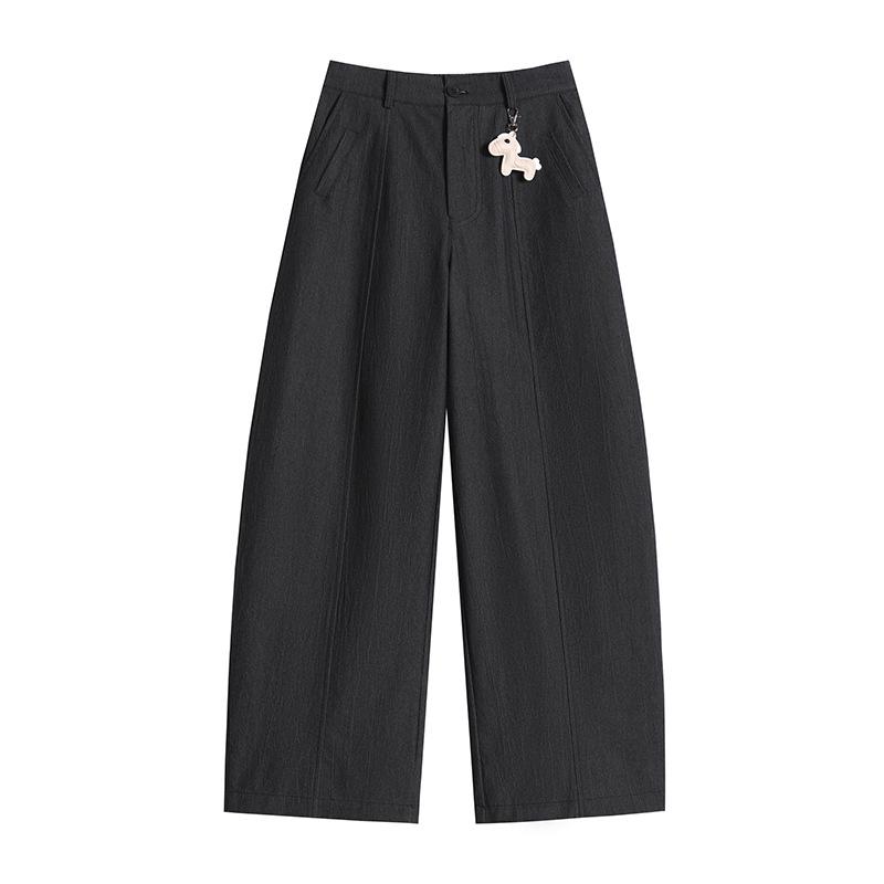 Women's High-Waisted Slimming Cropped Wide-Leg Trousers for Spring 2026 - Pear Shape Fit