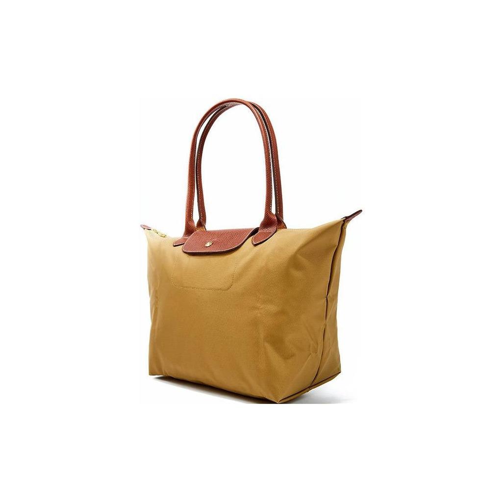 Longchamp Le Pliage 31 Snap Zipper Closure Recycled Canvas With Leather Trim Tote Bag Shopping Bag Dumpling Bag Handheld Shoulder Bag Large 1899089526