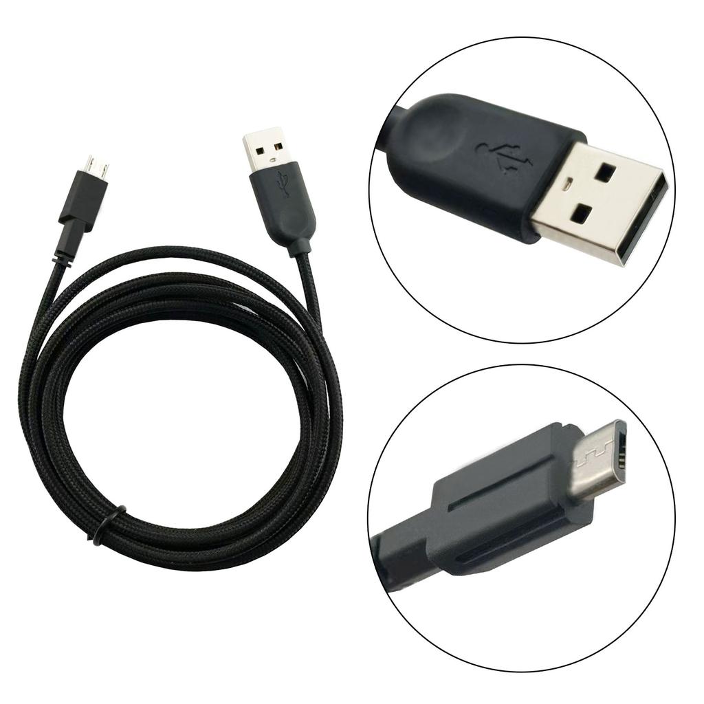 Nylon Braided USB Charging Cable For Alienware 610M 310M Gaming Mouse Fast Charge & Data Sync Cord Strong Braided Wire