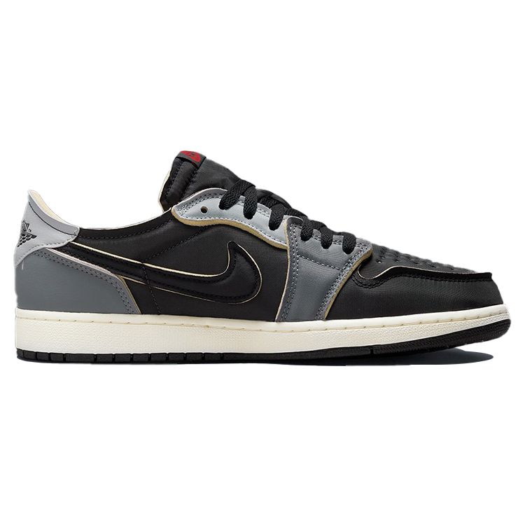 Pantofi sport unisex Air Jordan 1 Retro Low OG EX Dark Smoke Gris Negru-Fumuriu-Gri Sail DV0982-006