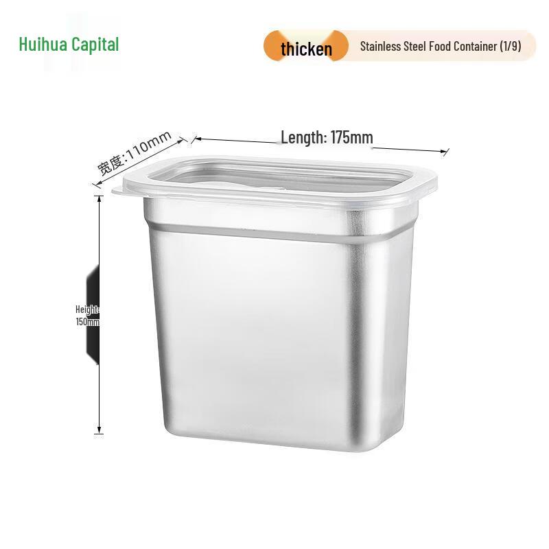 HUIHUADU Stainless Steel Refrigerator Food Container