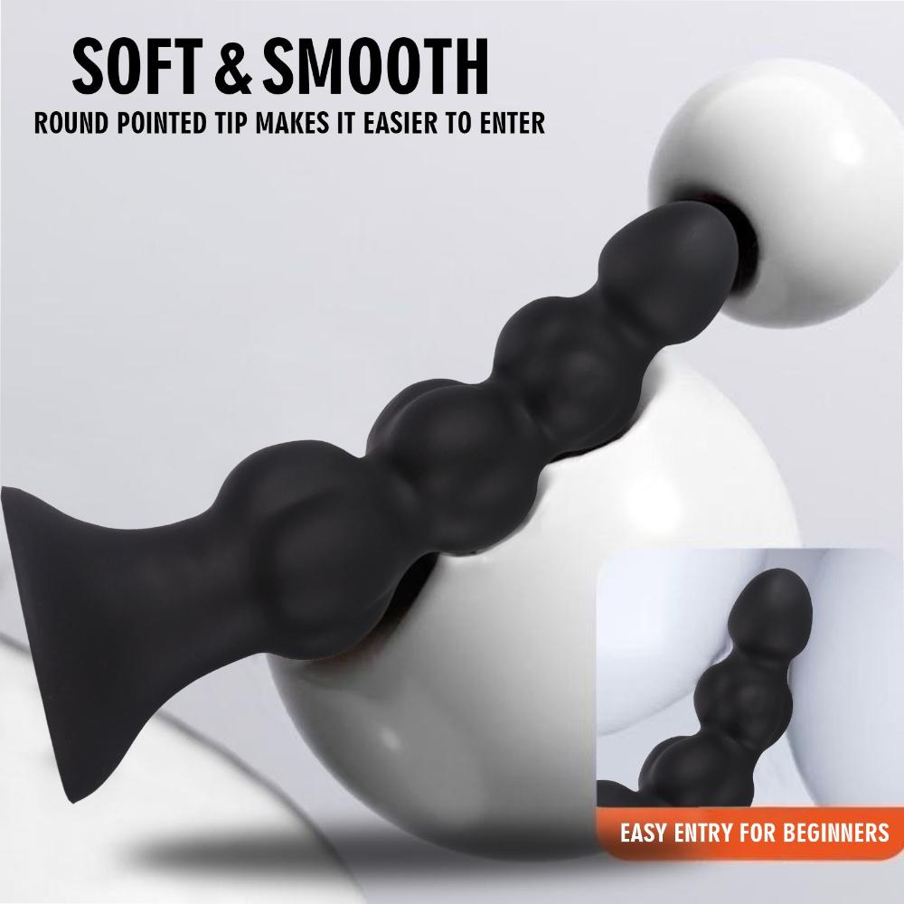 4-Ball Muscle Design Anal Plug – Prostate & G-Spot Massager for Men and Women, Adult Sensual Wellness Toy