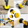 3-Piece Electric Drill Brush Set: Cleaning, Bristle, and Car Wheel Brushes