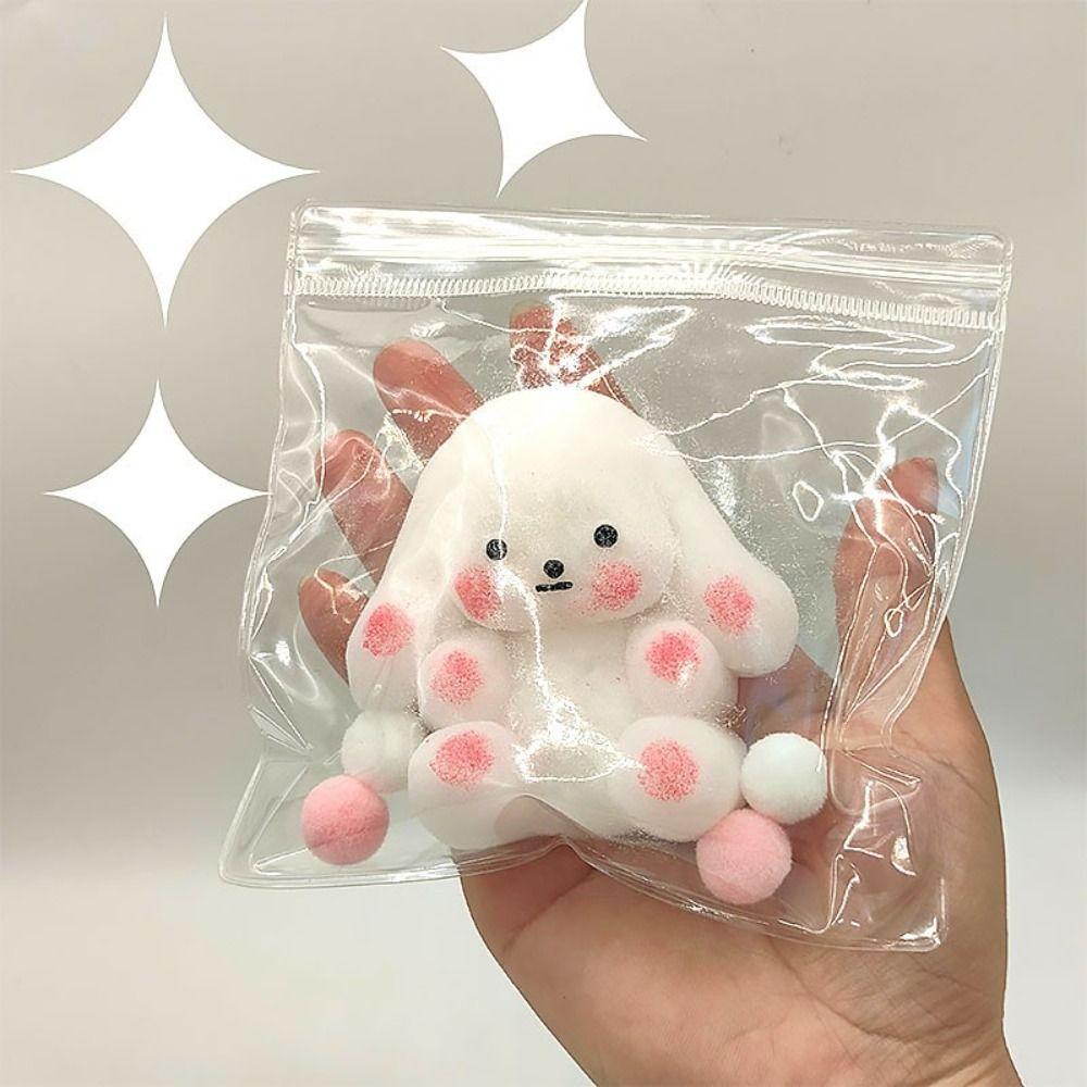 Super Soft Decompressing Squeeze Toy Plush Puppy Rabbit Stress Relief Pinching Toy Slow Rebound Fidget Relief Toy Gift