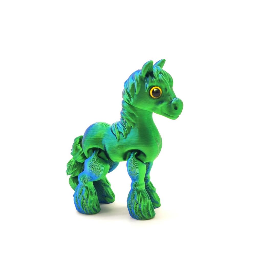1PC 3D printing pony full body joints movable children's toys creative ornaments handicrafts animal models