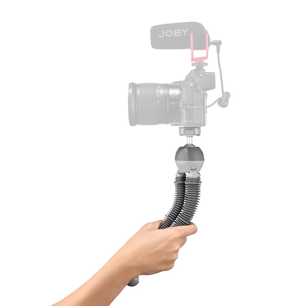 JOBY PodZilla L Mini Load Capacity Ball Tripod, 2.5kg, Head, Gray, JB01661-BWW