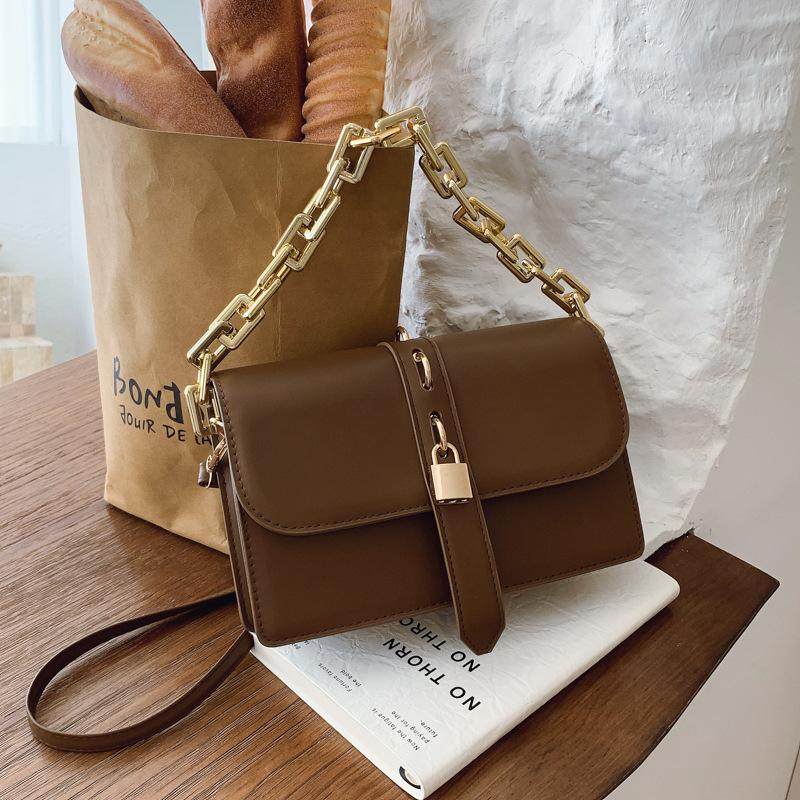 

Premium small bag women s summer new retro trend small square bag texture chain single shoulder crossbody women s bag
