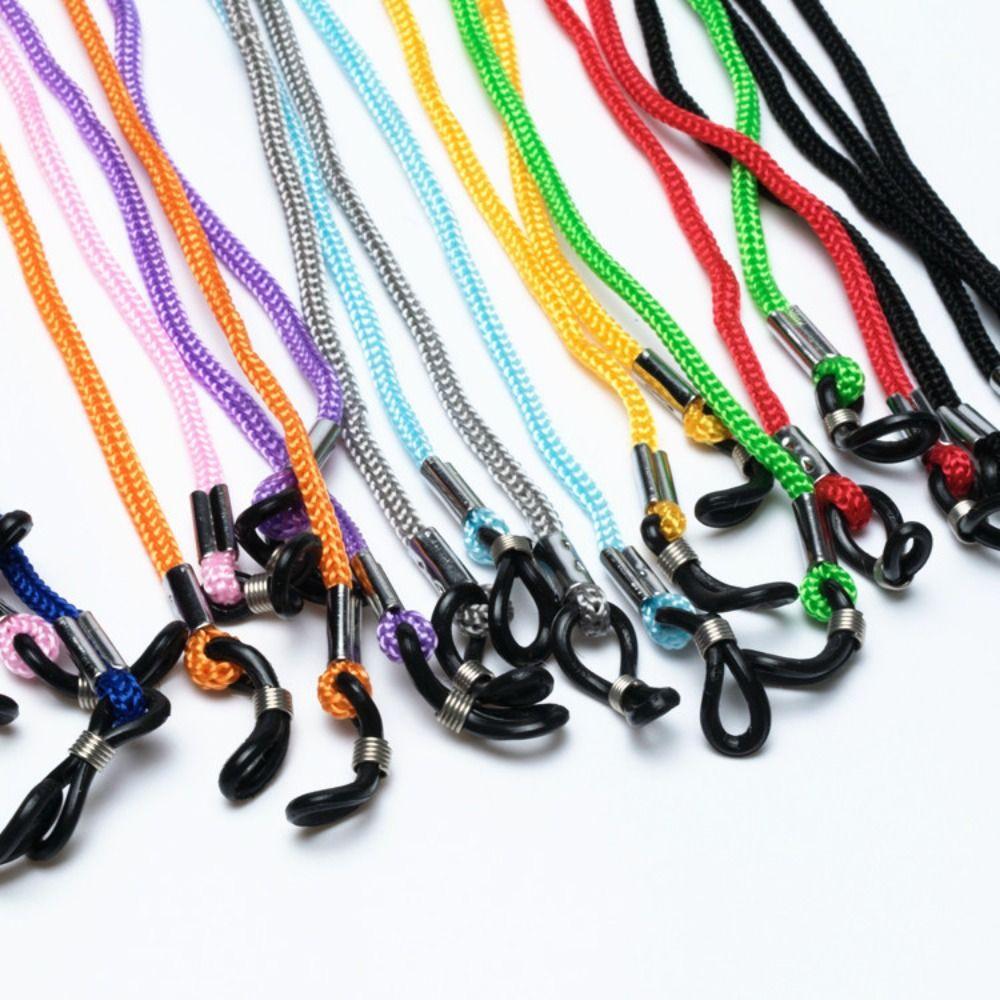 Fashion Colorful Glasses Chain Anti-slip Nylon Sunglasses Chain Anti-lost Glasses Rope