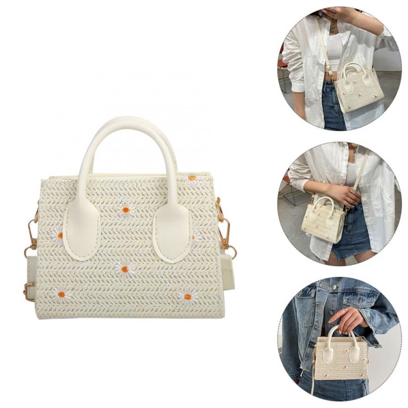 Woven Bag Travel Miss Small Shoulder Bags For Women Clutch Purse