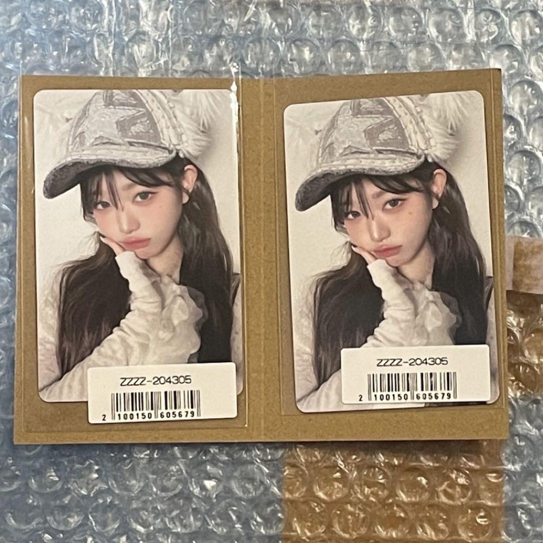 

[USED] IVE Wonyoung sonymusic Sonyu bonus trading cards (2 pieces)