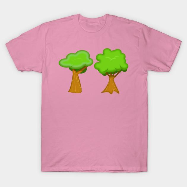 T Shirt Women Soft Trees Harajuku Print Kawaii Tshirt Summer Short Sleeve Female T-Shirt Top Tee