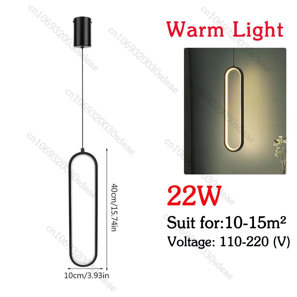 Rings Circle Ceiling Hanging Modern Luxury LED Chandelier Pendant Lights Nordic Home Light Suspensions Luminaire Home Decoration